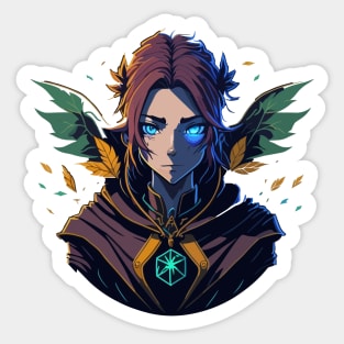 Elf Earth Mage Sticker